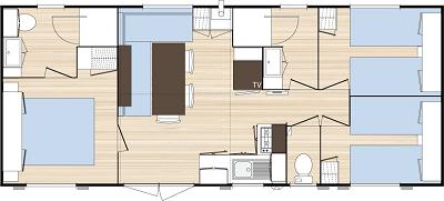 Grundriss Mobilheim Prestige